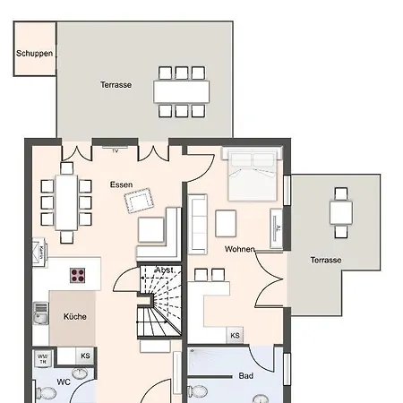 Reetdachhaus Duenenstieg Reetdachhaus Duenenstieg Acht 펜션